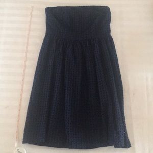 Navy Strapless Dress - Old Navy